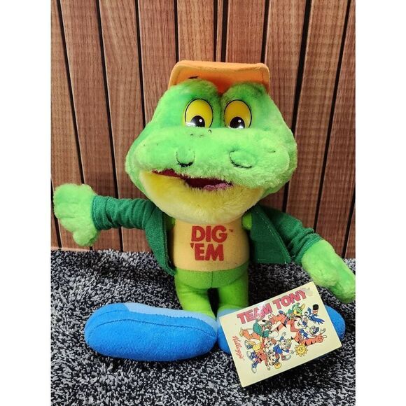 Kelloggs Sugar Smacks Dig'Em Frog Plush #A84 - Picture 1 of 7